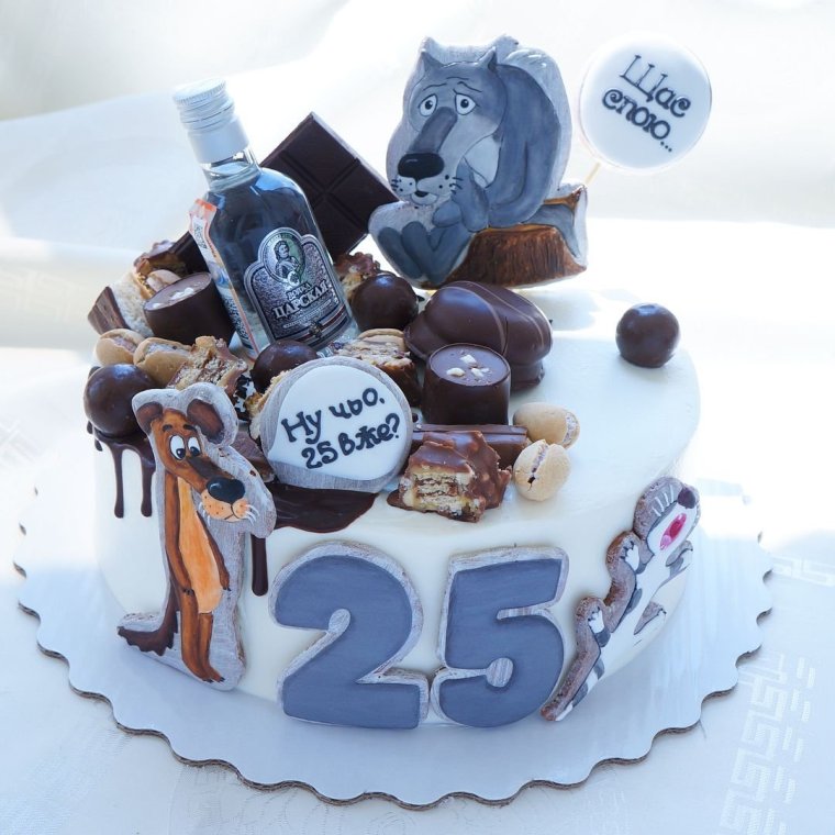 Торт на 25 лет парню
