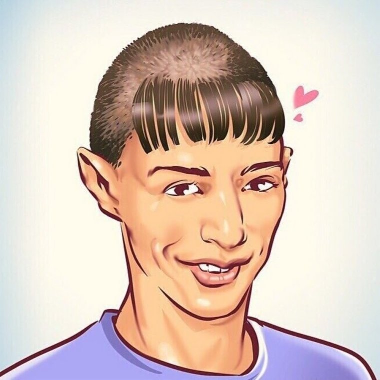 Стремная стрижка мужская с челкой