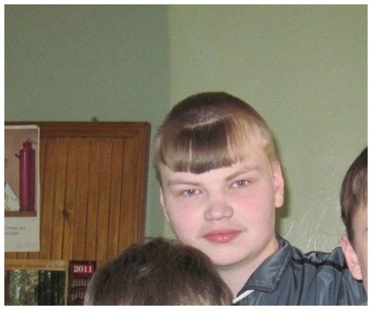 Ровная челка мужская