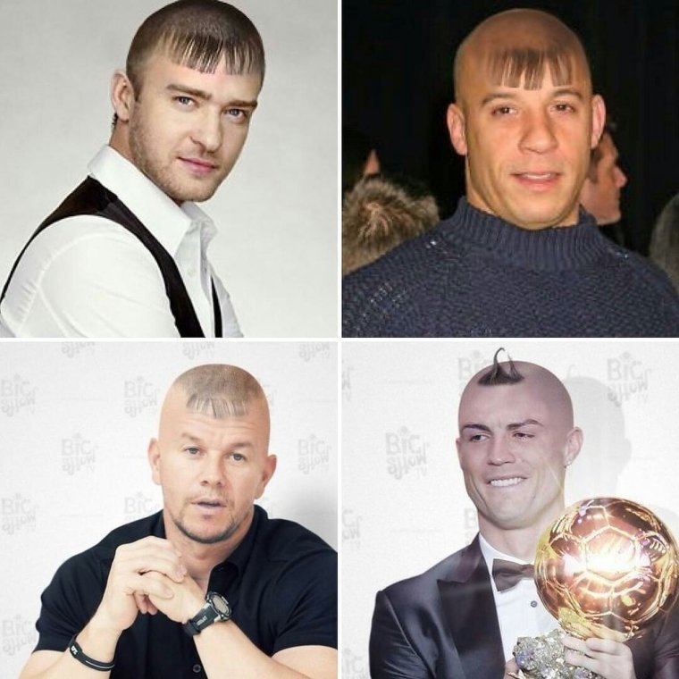 Стрижка с чубчиком мужская