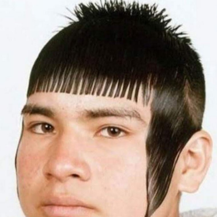 Прическа гопника с челкой