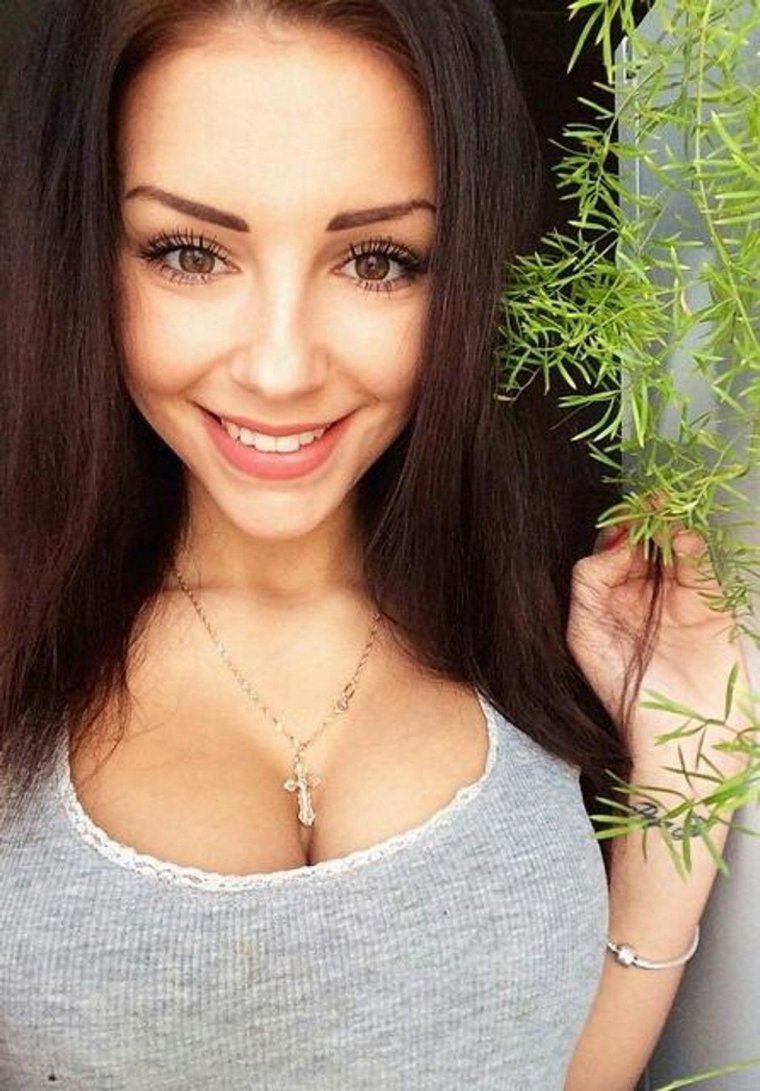 Модель Галина Дубененко селфи