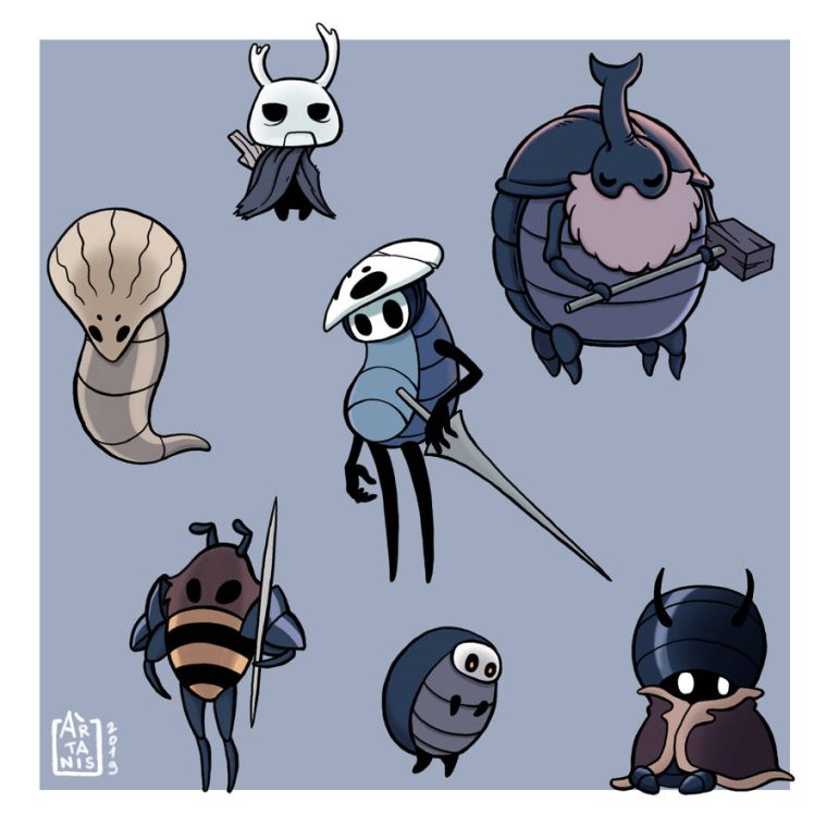 Hollow Knight бледный Король и белая леди