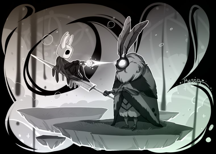 Боссы Dark Souls 2 в стиле Hollow Knight