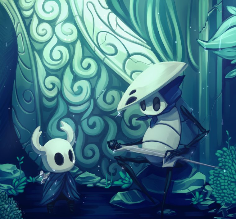 Hollow Knight новый год арт