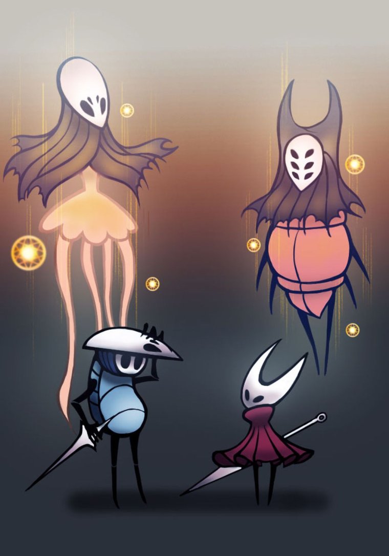 Хорнет Hollow Knight арт