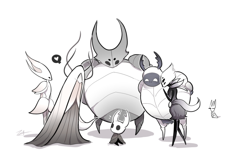 Hollow Knight рыцарь референс