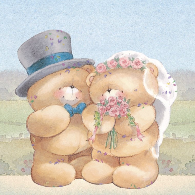 Hallmark Свадебные мишки