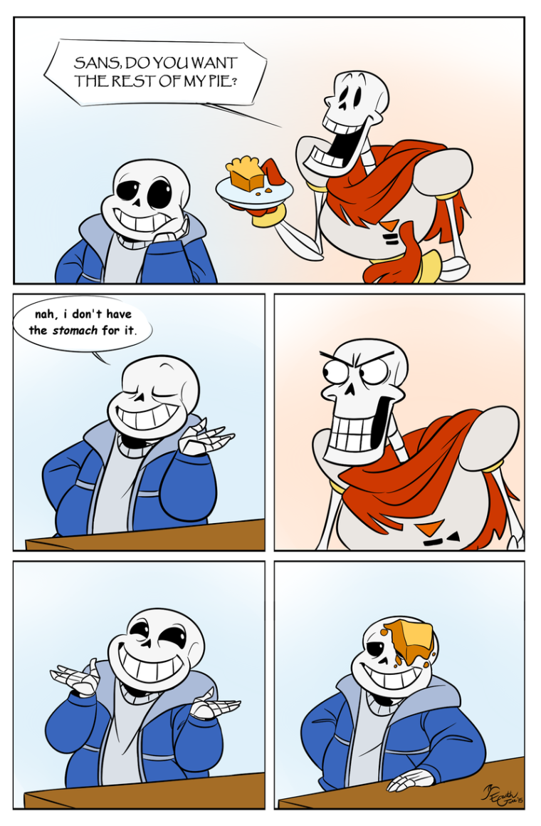 Андертейл ЭПИК Санс и Фриск