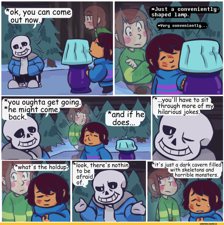 Приколы про Фриск и Санса