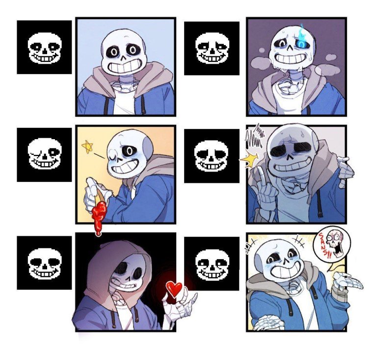 Эррор Санс и Инк Санс мемы