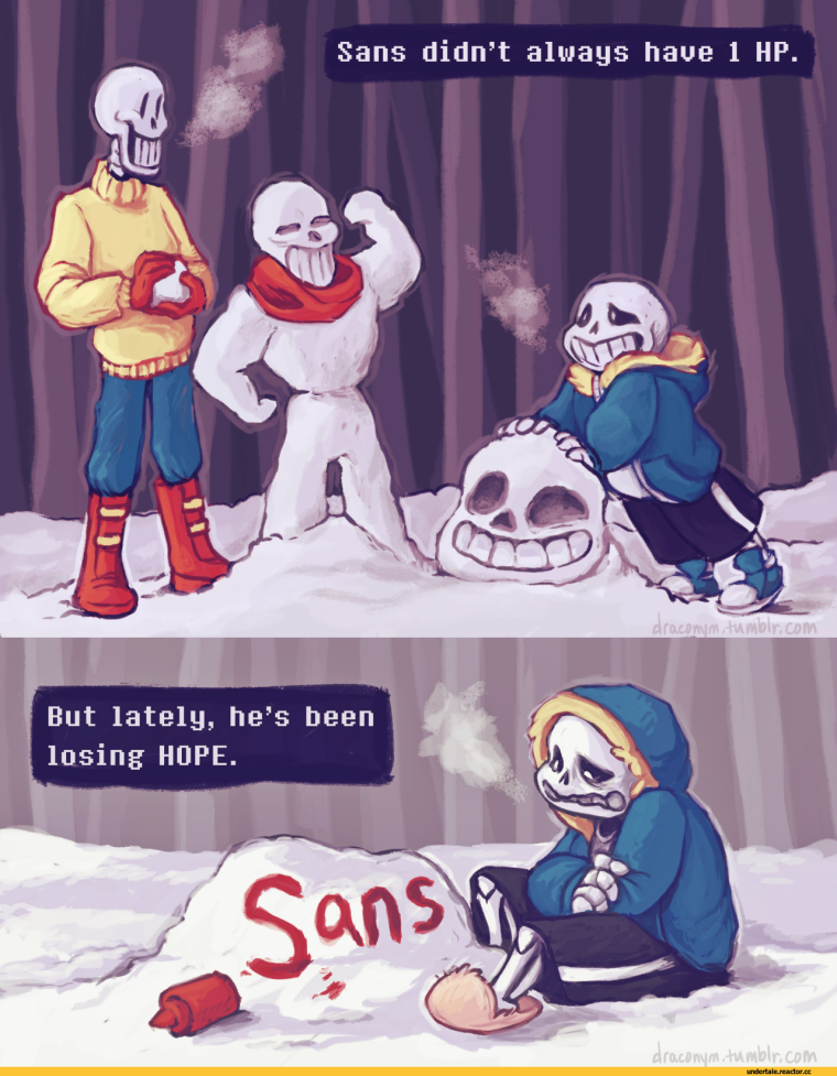 Комиксы андертейл ау