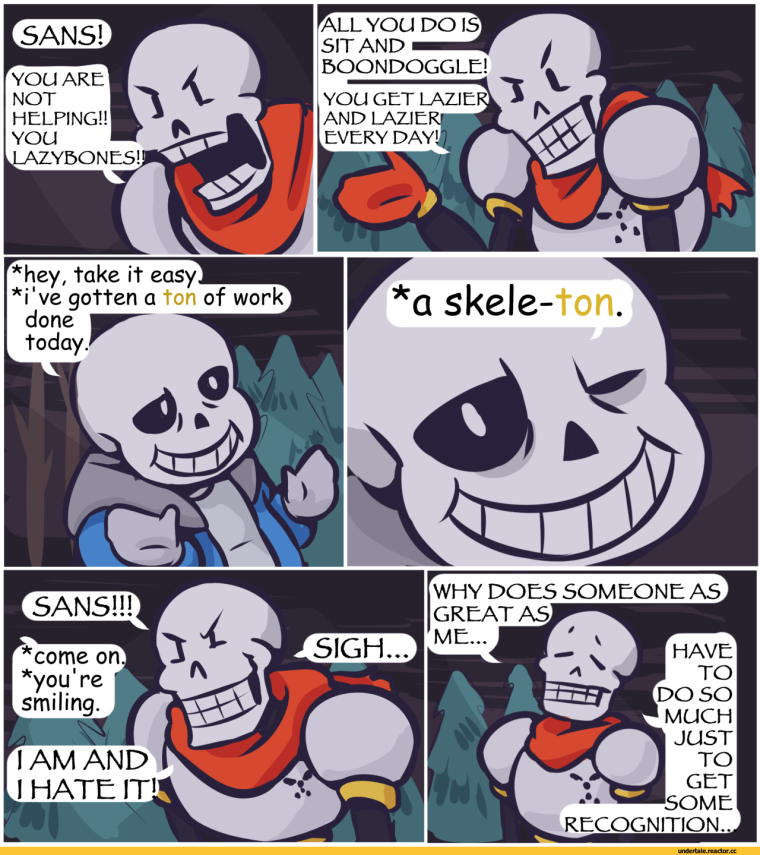 Андерсвап комиксы