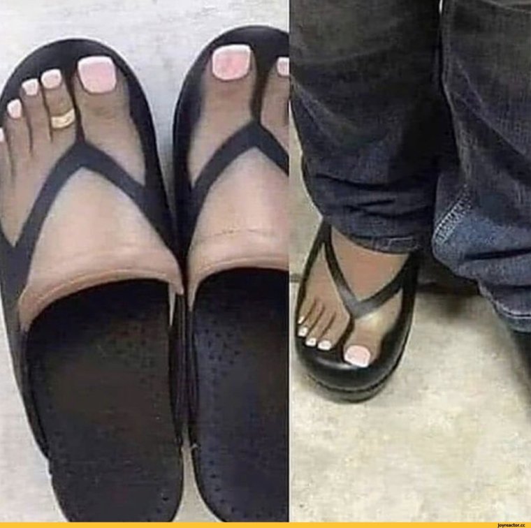 Шлепанцы прикол