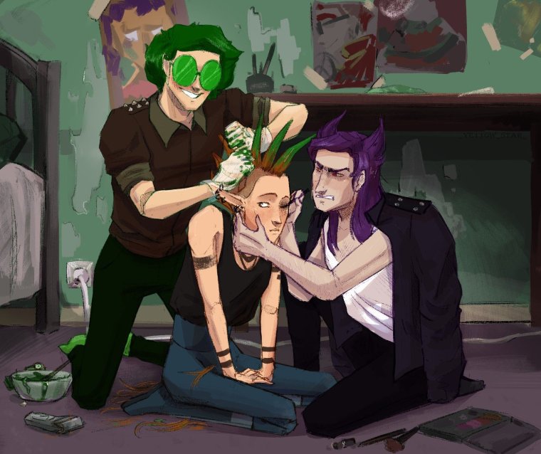 Габриэль Куромаку Данте Феликс вару зонтик Ромео пик