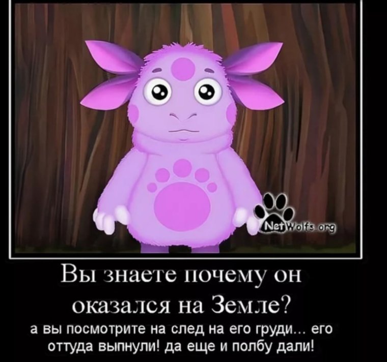Шутки про Лунтика