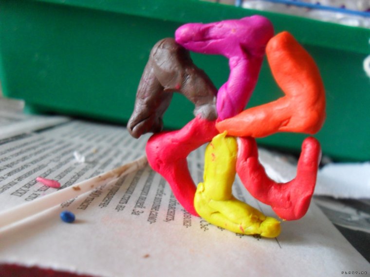 Пластилиновые необычные фигурки