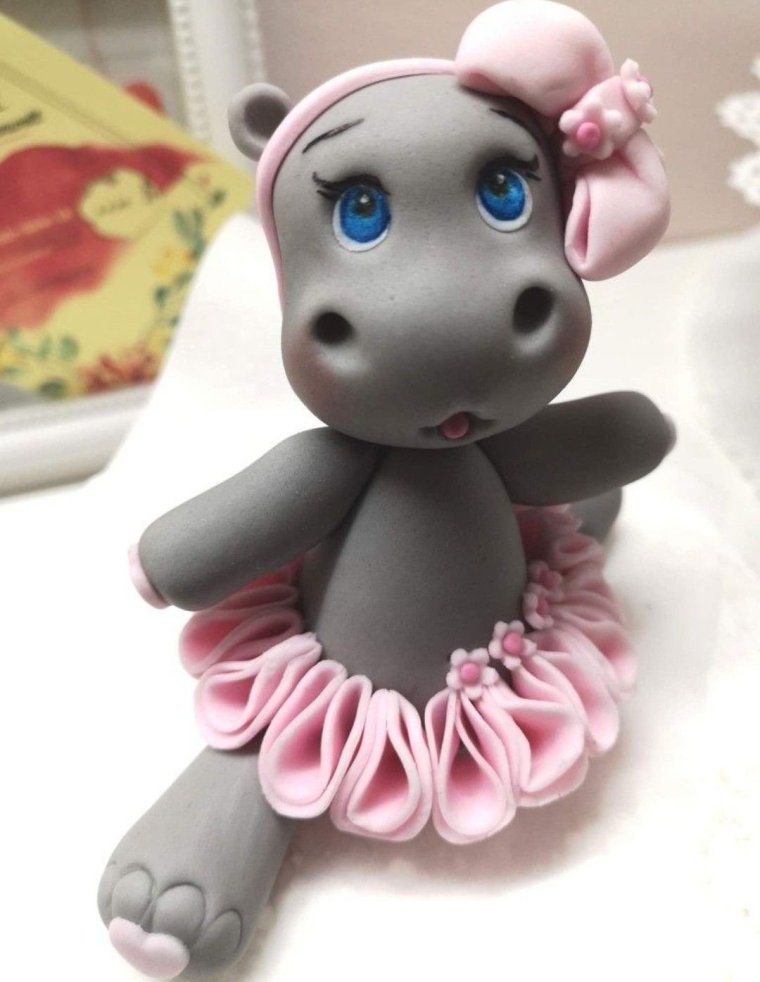 Полимерная глина лепка животных