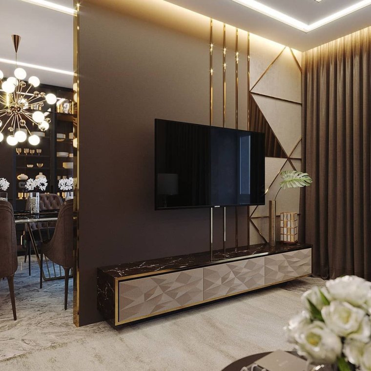 Декоративные панели для ТВ зоны