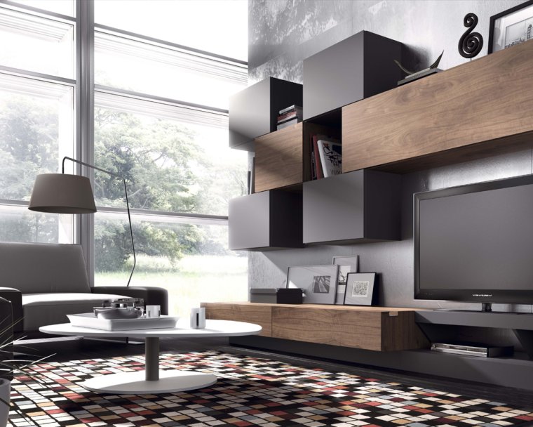 Стильная стенка лофт