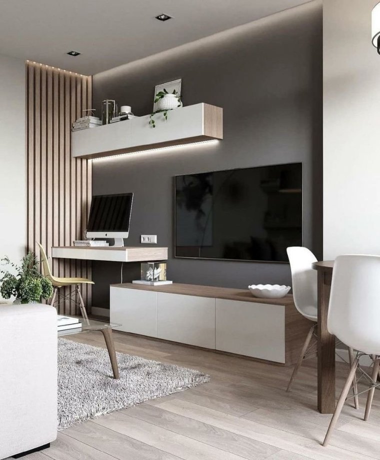 Гостиная с письменным столом