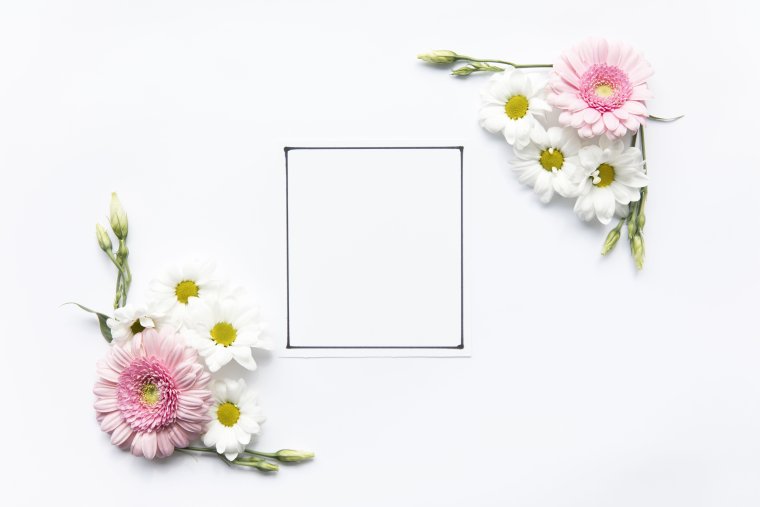 Фоторамка с цветами