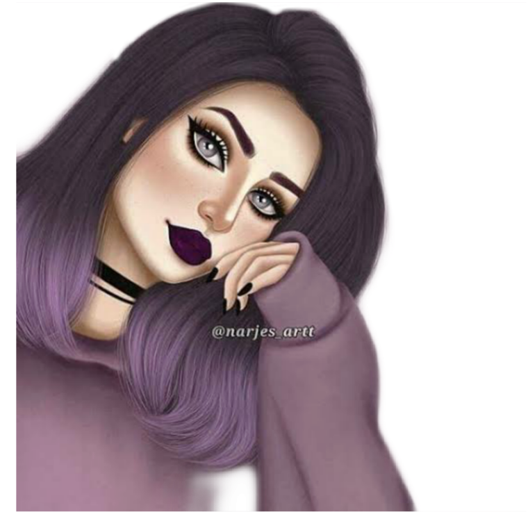 Нарисованные девушки на аватарку