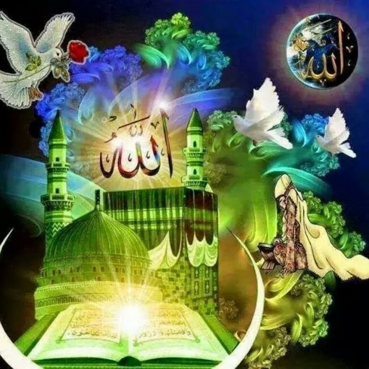 Открытка с Жомга на татарском языке