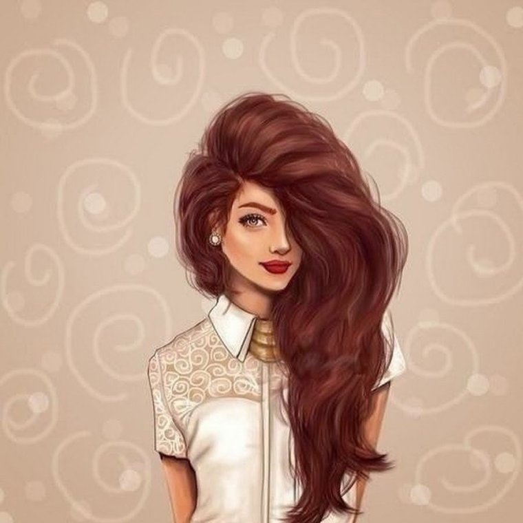 Милые мультяшные девочки