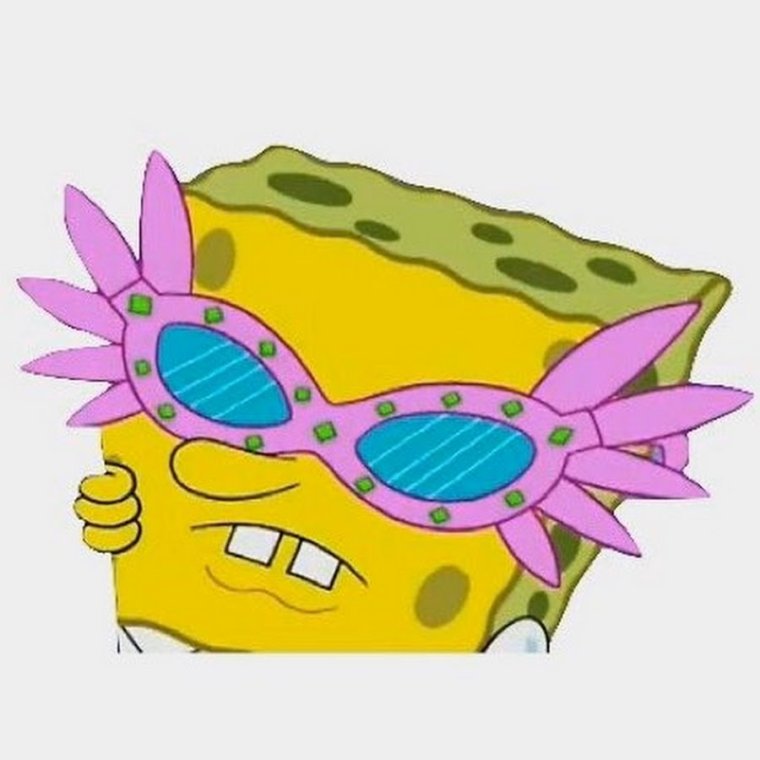 Губка Боб в розовых очках