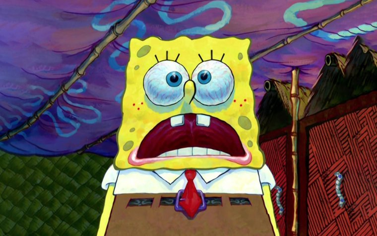 Спанч Боб устал