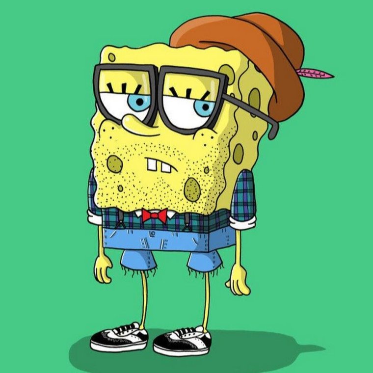 Губка Боб в очках