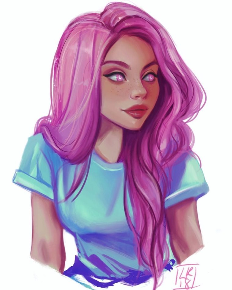 Красивые аватарки девочки мультяшные красивые для чувства Мила злого