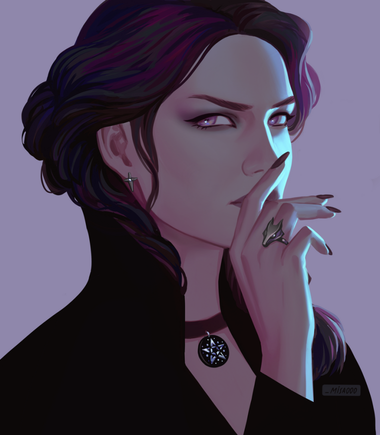 Девушка неформал арт