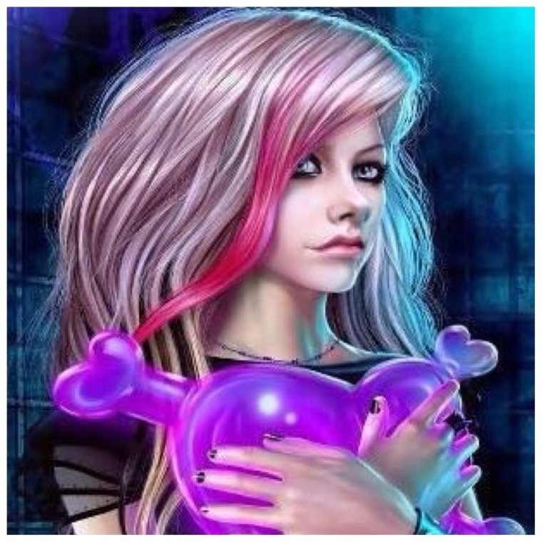 Девушка панк рисунок