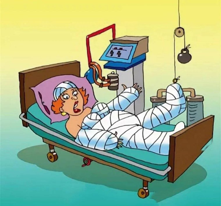 Пациент карикатура