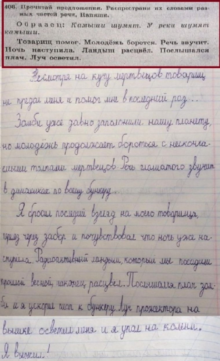 Смешные сочинения детей