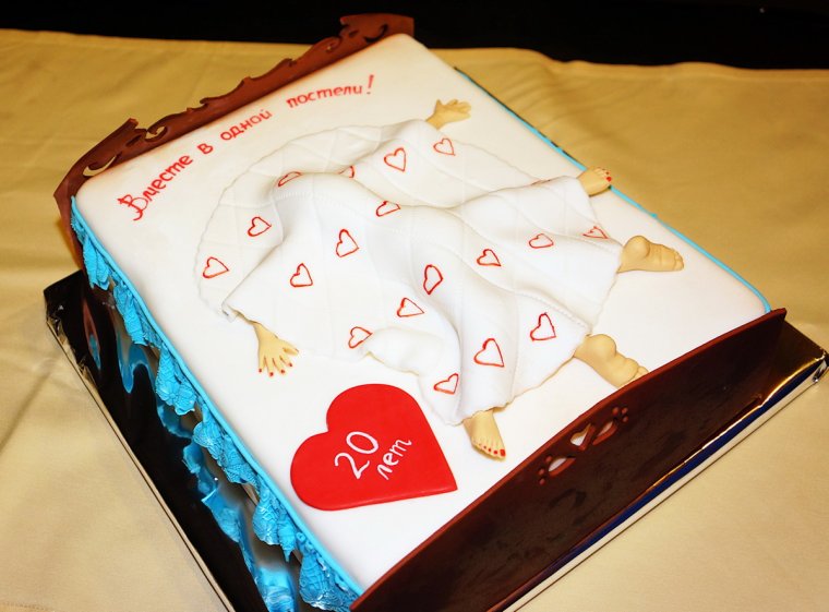 Торт на 10 лет свадьбы