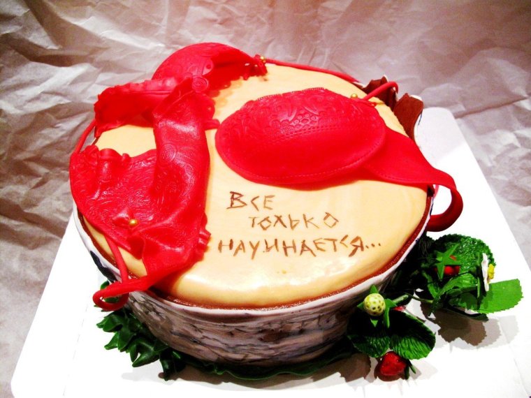 Торт натгодовшину свадьбы