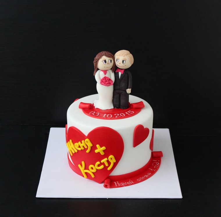 Тортик на годовщину свадьбы