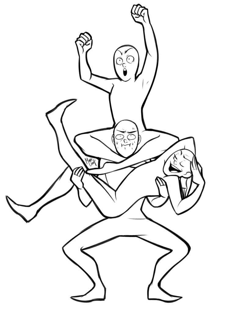 Заготовки поз для рисования