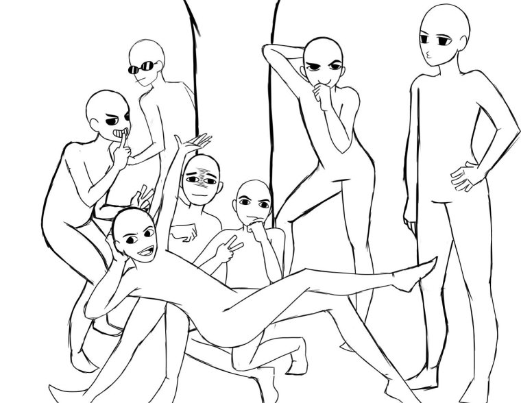 Манекены для рисования позы