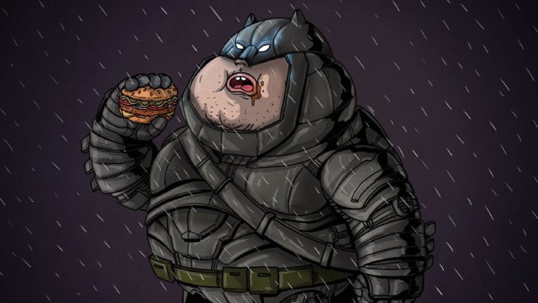 Толстый Бэтмен арт