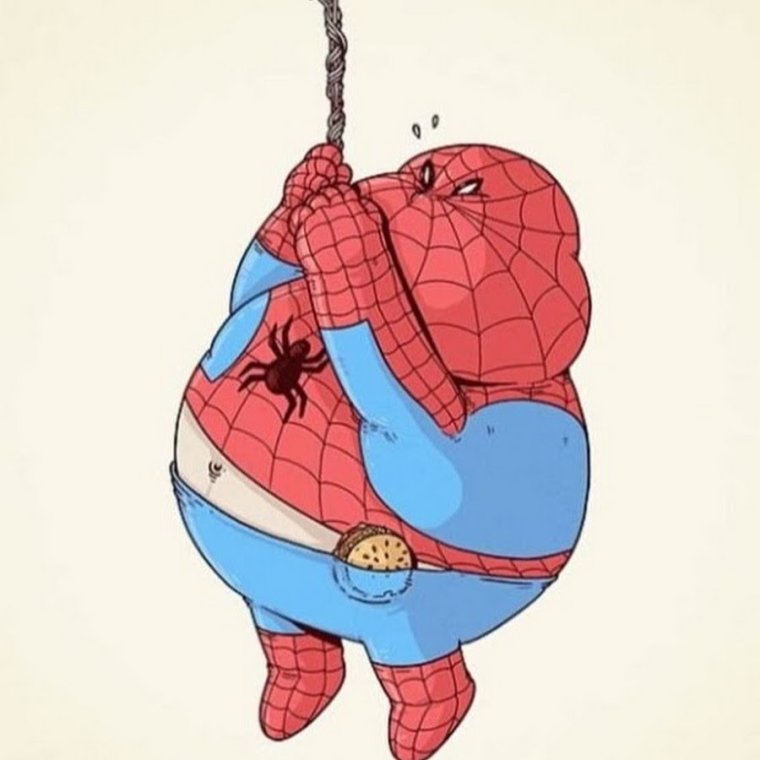 Человек паук арты приколы