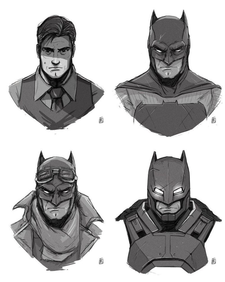 Бэтмен Бен Аффлек арт