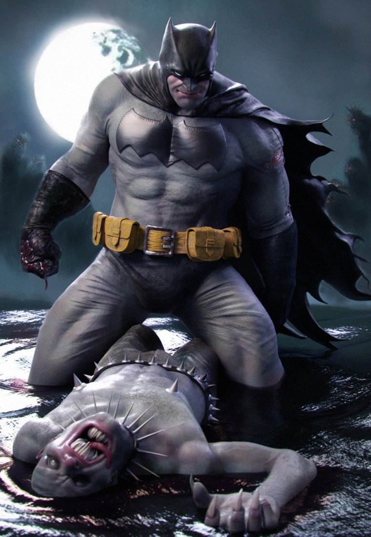 Dark Knight Returns 1986 Бэтмен рыцарь Аркхэма