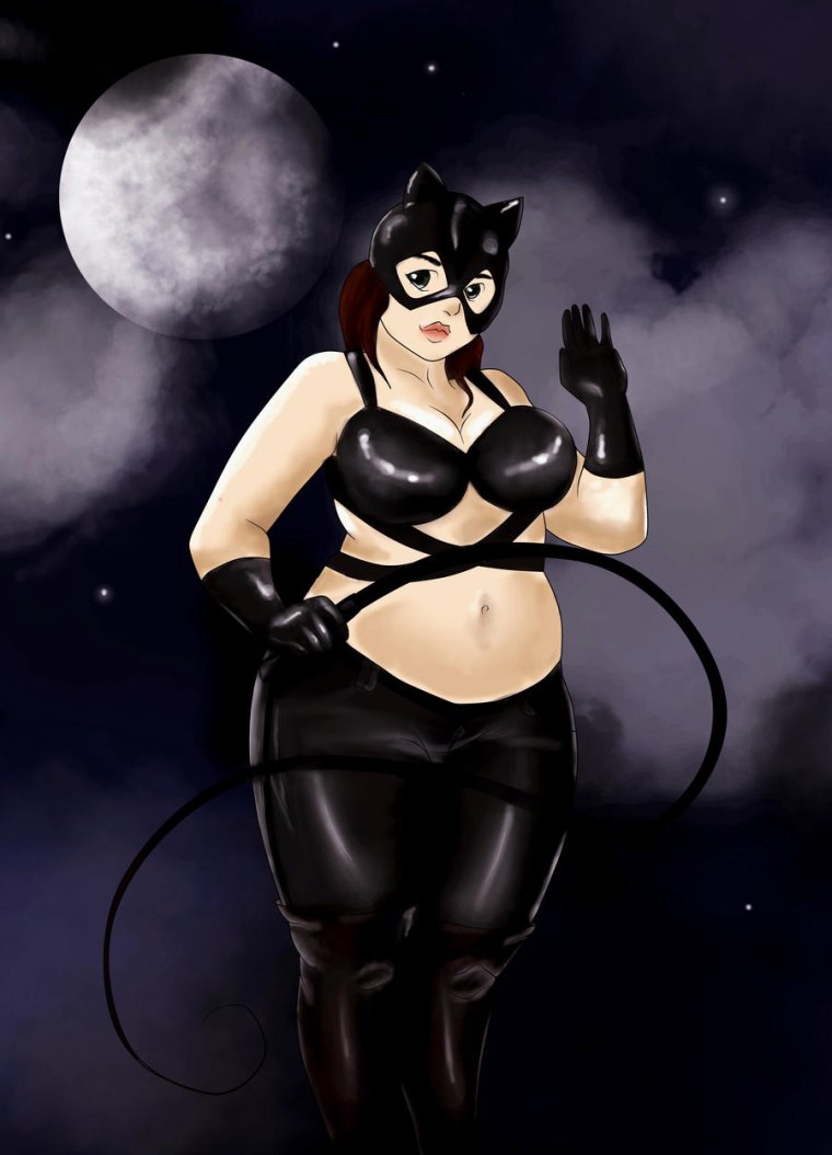 Толстая Catwoman