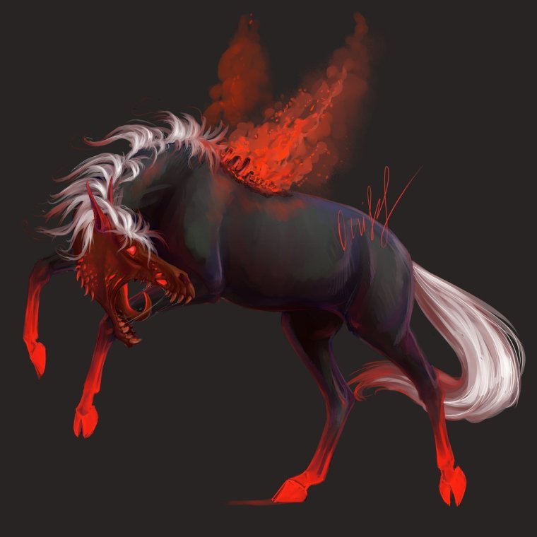 Конь огонек