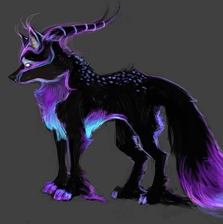 Лиса в очках арт