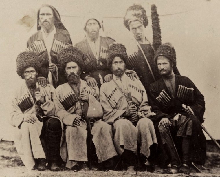 Карачаевцы абазины Черкесы